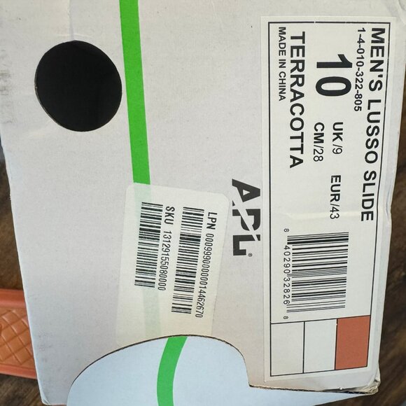 APL Lusso Slide (Athletic Propulsion Labs) in Terracota Mens Size 10/Womens 11.5 - Picture 13 of 15